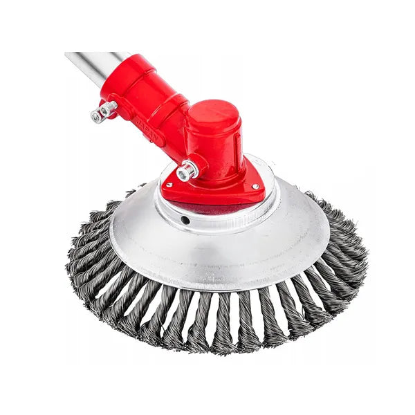 200 mm acél drótkefe fűkaszához, 25 mm furat, 10000 rpm