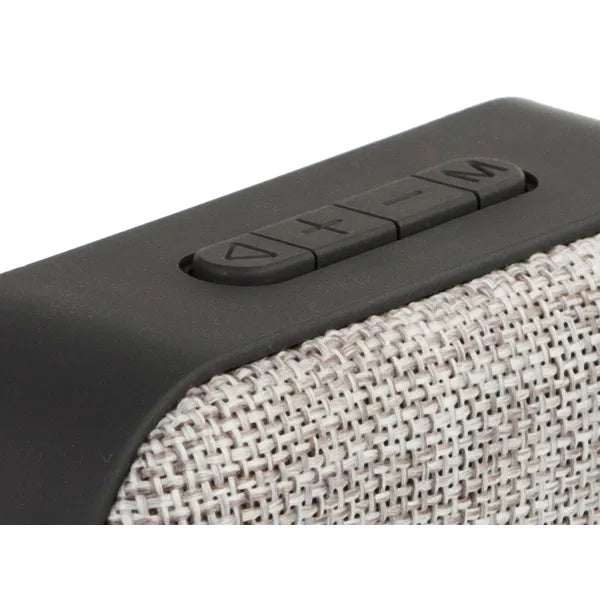 Mini hordozható Bluetooth hangszóró, 3 W, FM rádió, USB/microSD, szürke