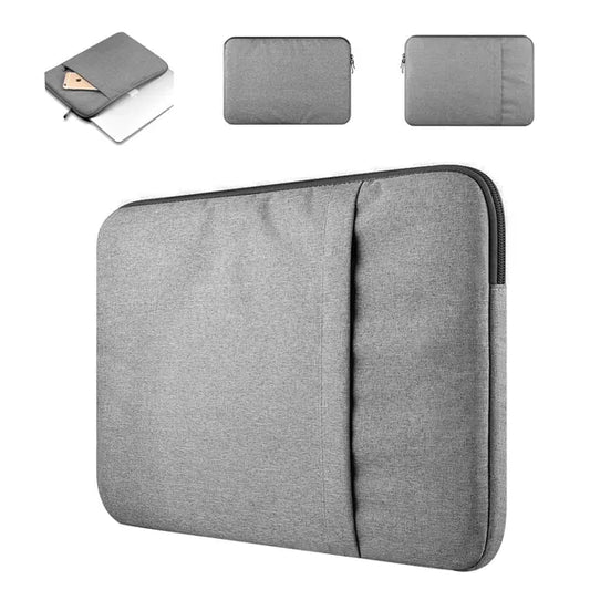 Szürke, vízlepergető, párnázott laptop táska 15,6"-os készülékekhez