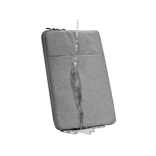 Szürke, vízlepergető, párnázott laptop táska 15,6"-os készülékekhez