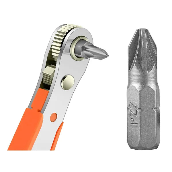 Torx és dugókulcs bitkészlet 38 részes, 5-14 mm, 1/4″ racsnival