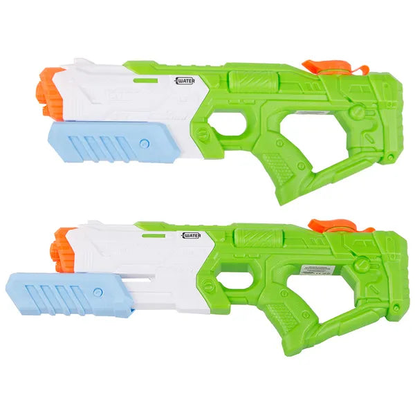 Nagy vízipisztoly pumpás, 0,5 l tartály, 39 cm, hosszú hatótáv