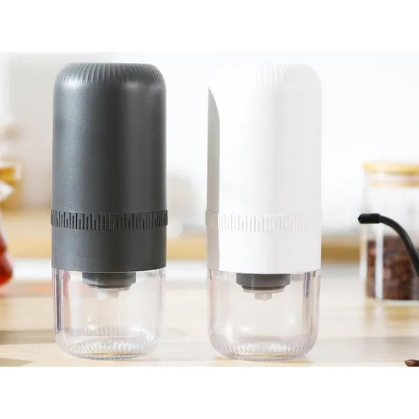 Elektromos USB kávébab- és fűszerőrlő, rozsdamentes kések, 150 ml