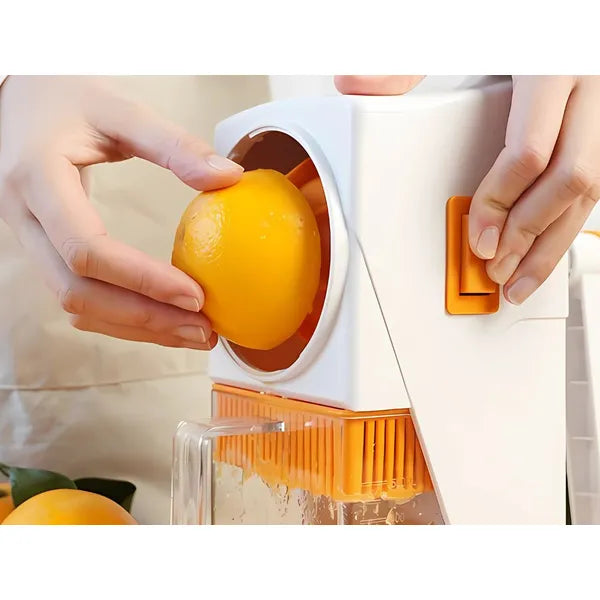 Kézi citrusfacsaró 500 ml tartállyal, szűrővel narancs-citromhoz