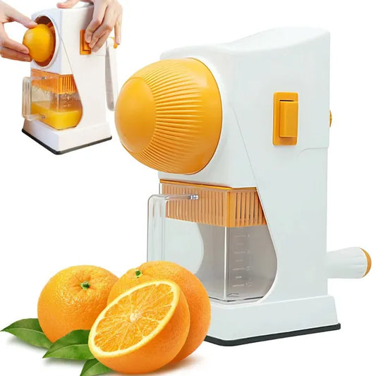 Kézi citrusfacsaró 500 ml tartállyal, szűrővel narancs-citromhoz