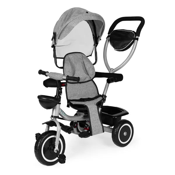 Ecotoys 2in1 tricikli babakocsi szürke