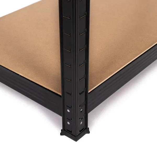 Fém tárolópolc 180×90×30 cm, 5 állítható polc, 875 kg teherbírás garázsba
