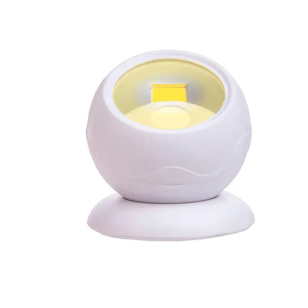 LED COB 360° mozgásérzékelős, elemes, mágneses éjjeli lámpa