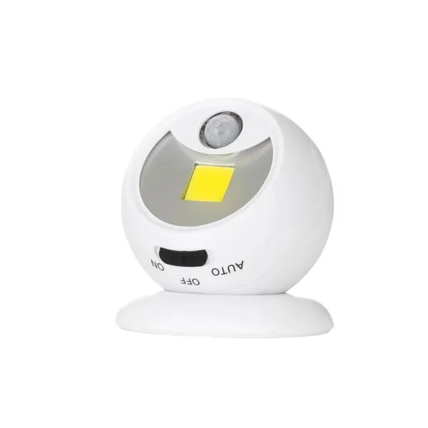 LED COB 360° mozgásérzékelős, elemes, mágneses éjjeli lámpa
