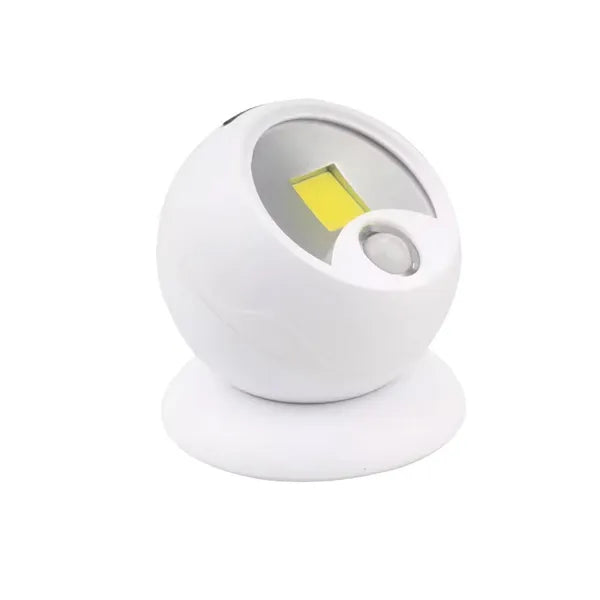 LED COB 360° mozgásérzékelős, elemes, mágneses éjjeli lámpa