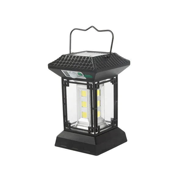 Napelemes 60 LED COB lámpa 1200 lm, mozgás/alkonyérz., USB-C, 5 mód, táv.
