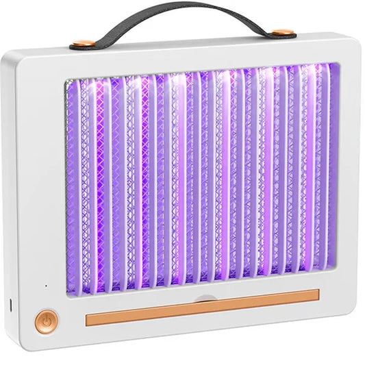 LED UV rovarcsapda, tölthető USB-C, 3 W beltéri szúnyog- és légyirtó lámpa