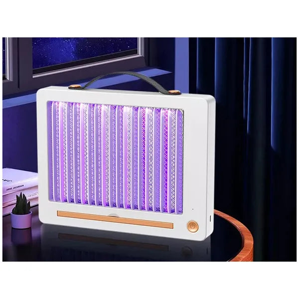 LED UV rovarcsapda, tölthető USB-C, 3 W beltéri szúnyog- és légyirtó lámpa