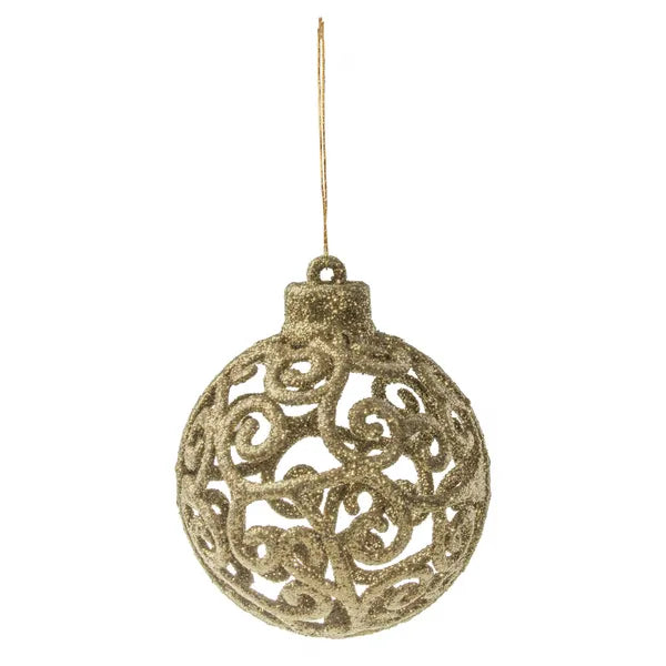 Törhetetlen karácsonyi gömbkészlet 101 db, 3-6 cm, piros-arany