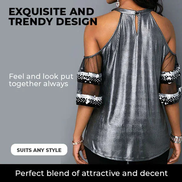 Janelle extravagáns blúz - 2xl