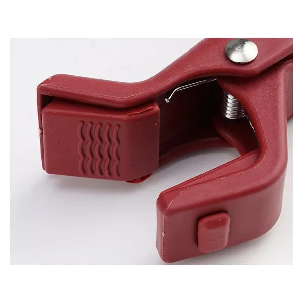 Univerzális hőálló edényfogó csipesz, 19×6,5 cm, gumírozott markolat