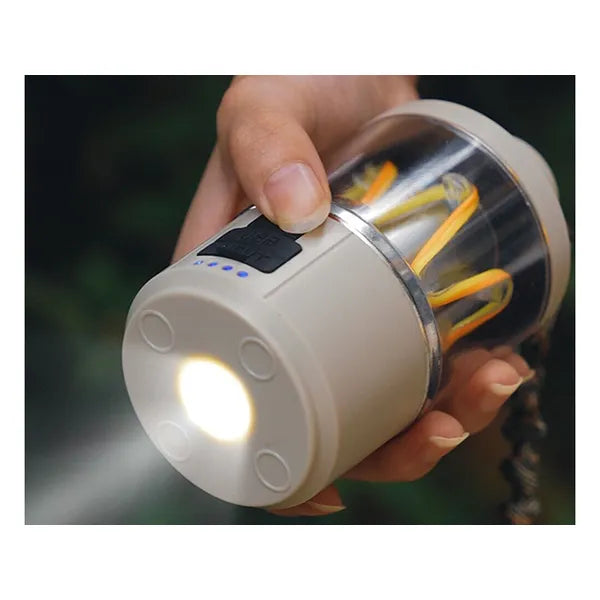 Újratölthető LED kempinglámpa powerbank funkcióval, 180 lm, IPX4, USB