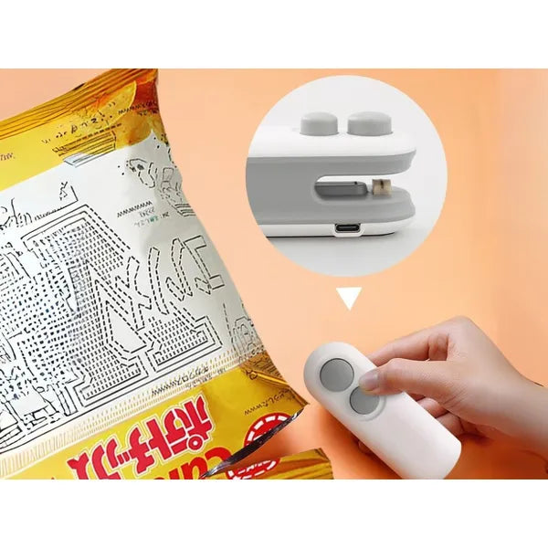 2 az 1-ben vezeték nélküli fóliahegesztő és nyitó, USB-s, mágnessel