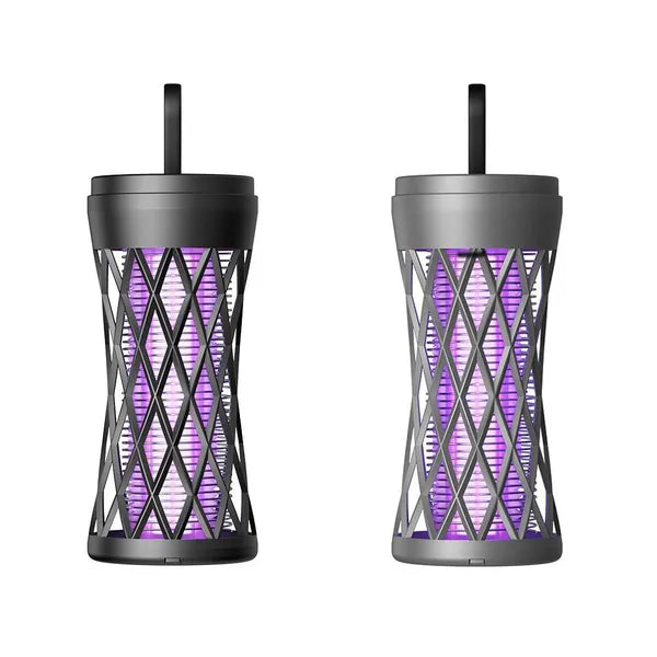 UV LED rovarcsapda, 5 W, USB-ről tölthető, hordozható beltéri-kültéri