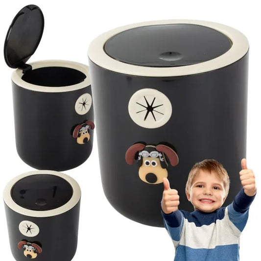 Mini kutyás szemetes 2 l zsáktartóval gyerekszobába