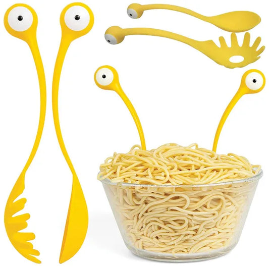 Rák alakú spagettikanál és szedőkanál szett 2 db, 29 cm