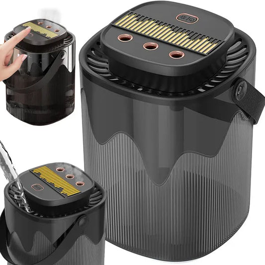 Ultrahangos 3000 ml aroma párásító RGB hangulatvilágítás USB fekete