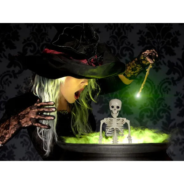 40 cm-es függeszthető műanyag csontváz dekoráció Halloweenhez