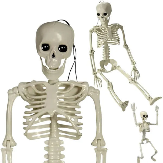 40 cm-es függeszthető műanyag csontváz dekoráció Halloweenhez