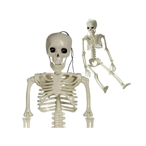 40 cm-es függeszthető műanyag csontváz dekoráció Halloweenhez