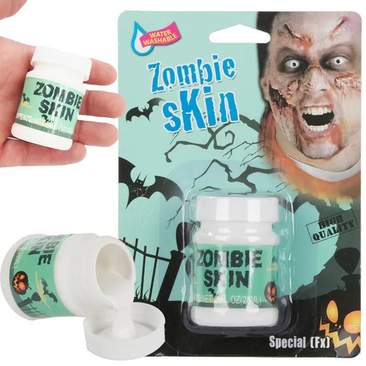 Zombi Skin effektsmink, fehér 28 ml – realisztikus hegek és sebek készítéséhez