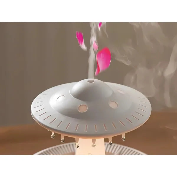 Ufo párásító illatosító led lámpa távirányítóval