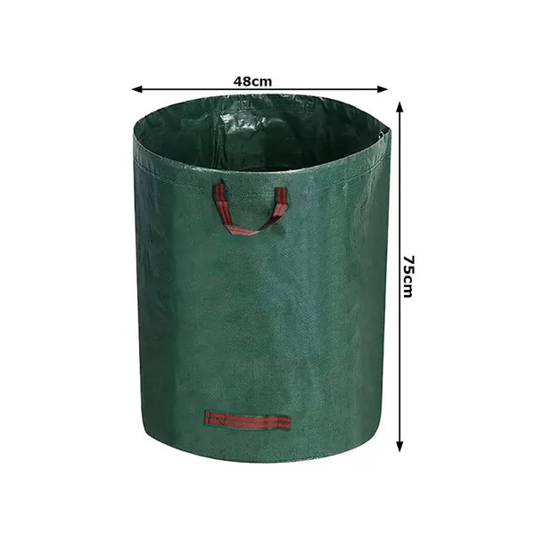 Erős kerti zsák 120l - tartós, vízálló, zöld