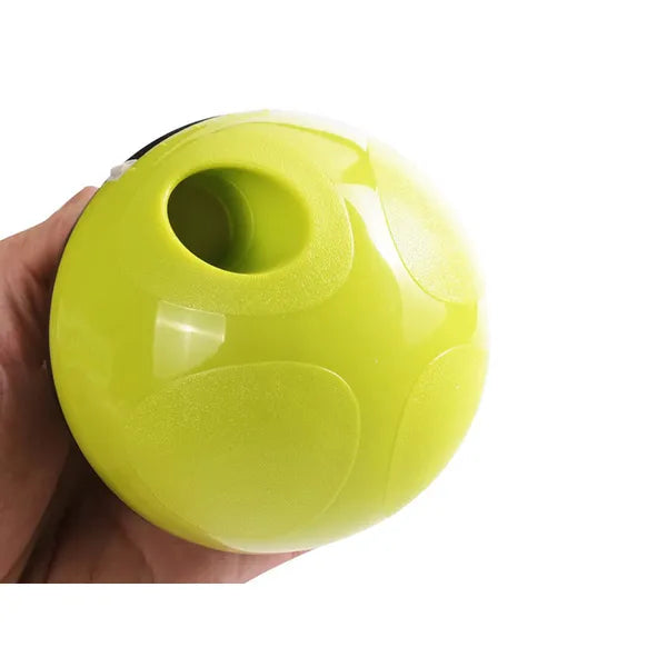 Interaktív zöld jutalomfalat-labda kutyáknak, 12 cm, lassú etetéshez