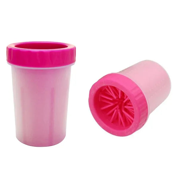 Szilikon kutya- és cicamancs tisztító pohár XL, rózsaszín, 7,5 cm