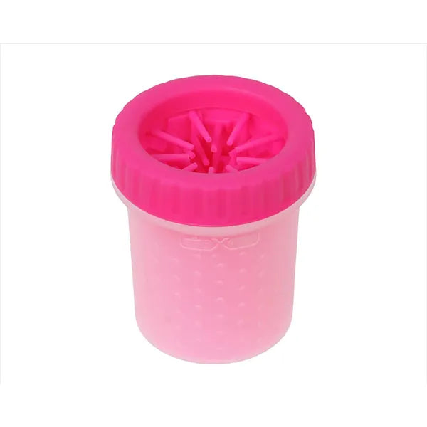 Szilikon kutya- és cicamancs tisztító pohár XL, rózsaszín, 7,5 cm
