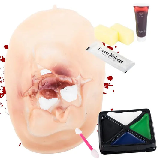 Halloween műseb sminkkészlet 14 ml művérrel, hegek és vágások
