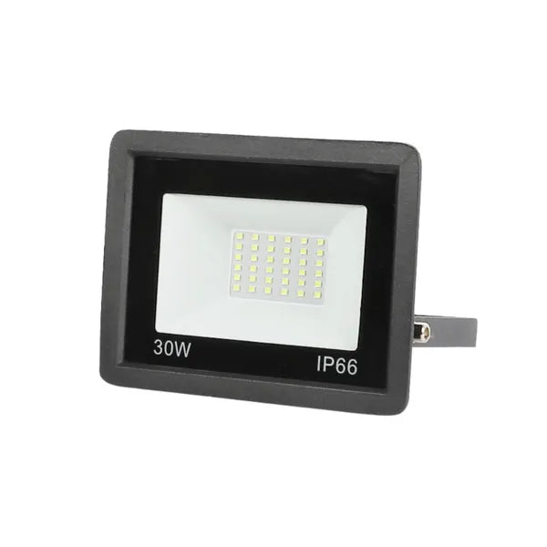 Kültéri LED reflektor 30 W, 6000 K hideg fény, IP66 fém ház