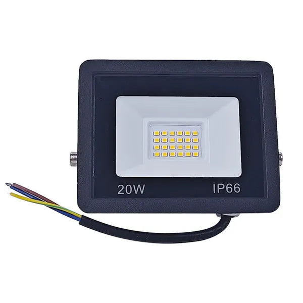 LED reflektor mozgás- és alkonyérzékelővel, 20 W, 6000 K, IP66