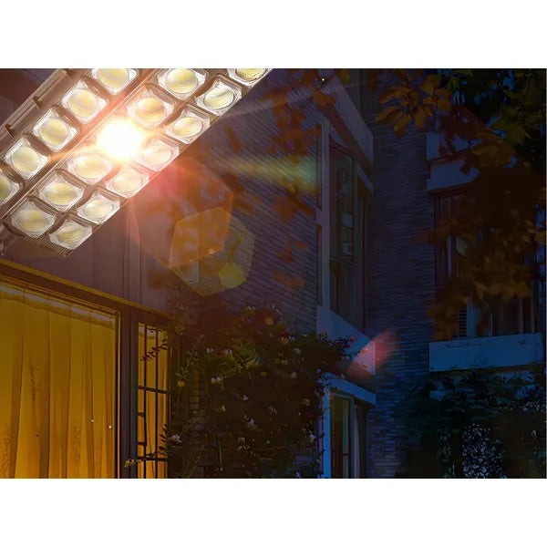 Napelemes LED utcai lámpa 1500 W, mozgás- és fényérzékelő, IP65, távirányító