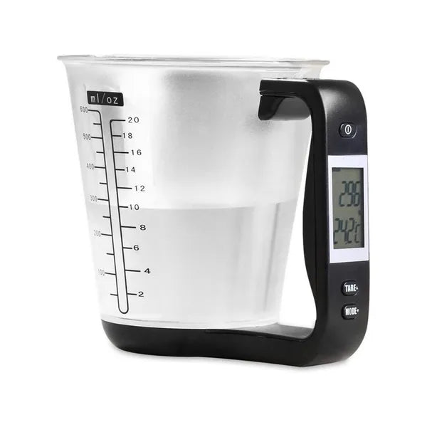 Digitális konyhai mérőbögre 1kg/1g lcd kijelzővel