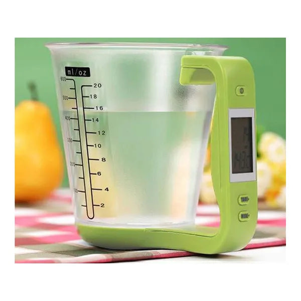Digitális konyhai mérőbögre 1kg/1g lcd kijelzővel