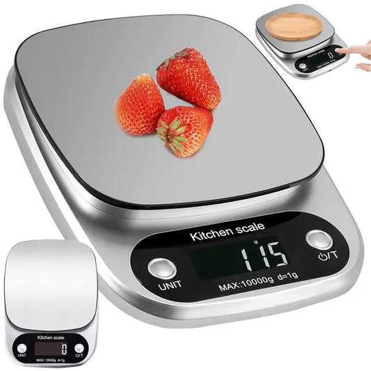 Lcd konyhai mérleg 10kg/1g pontosságú