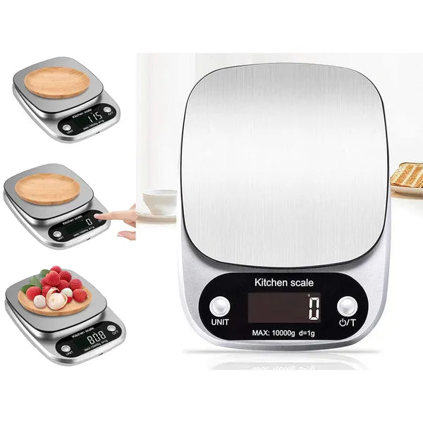 Lcd konyhai mérleg 10kg/1g pontosságú