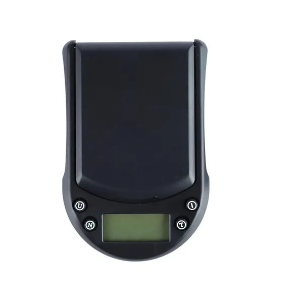 Zsebmérleg ékszerekhez 500 g/0,1 g, LCD kijelző, Auto-Off, fekete