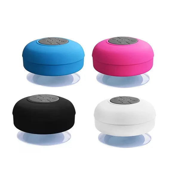 Mini Bluetooth hangszóró IPX4 vízálló, tapadókorongos, beépített mikrofonnal