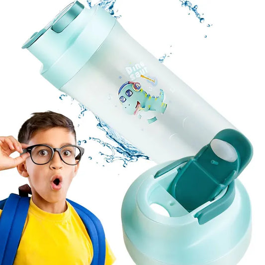 Gyerek kulacs 500 ml, cseppmentes, egykezes nyitás, iskola/óvoda