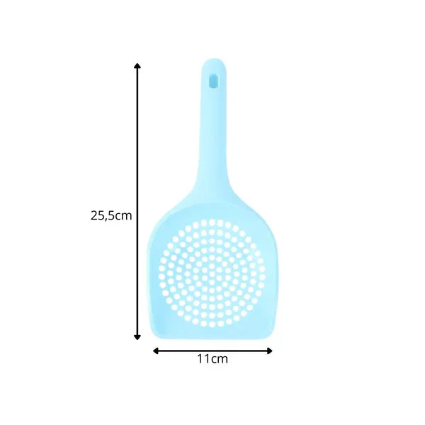 Macskaalom lapát nagy méretben, masszív műanyag, ergonomikus nyél