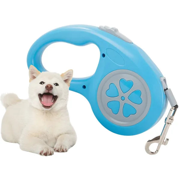 Automatikus kutyapóráz, 5 m, blokkolható fékkel, max. 15 kg, könnyű