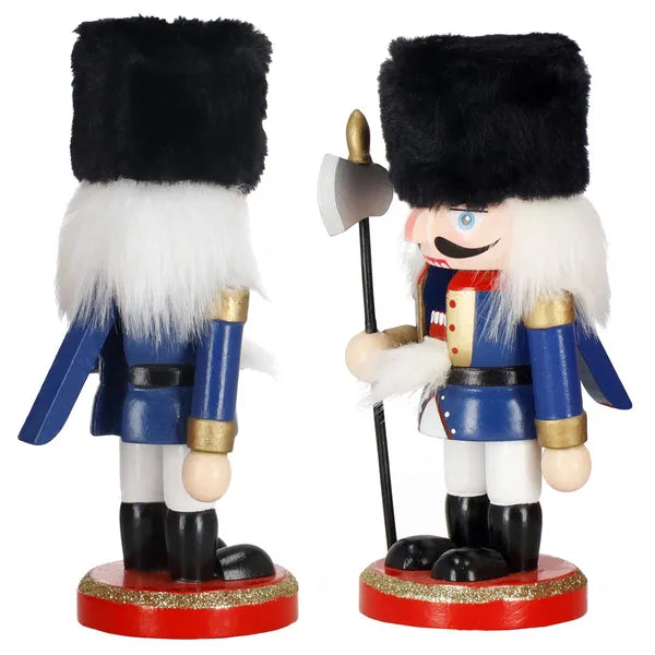 Fa diótörő karácsonyi dísz, 16 cm, többszínű figura