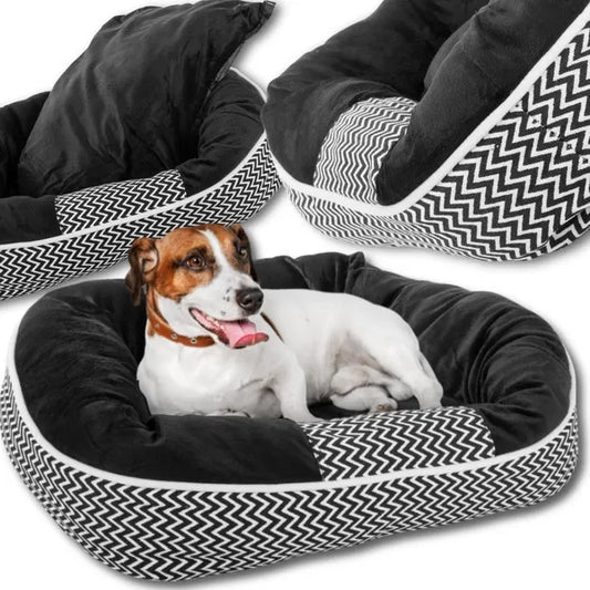 Kutyafekhely M méret (50 cm) puha, kivehető párnával, csúszásgátlós